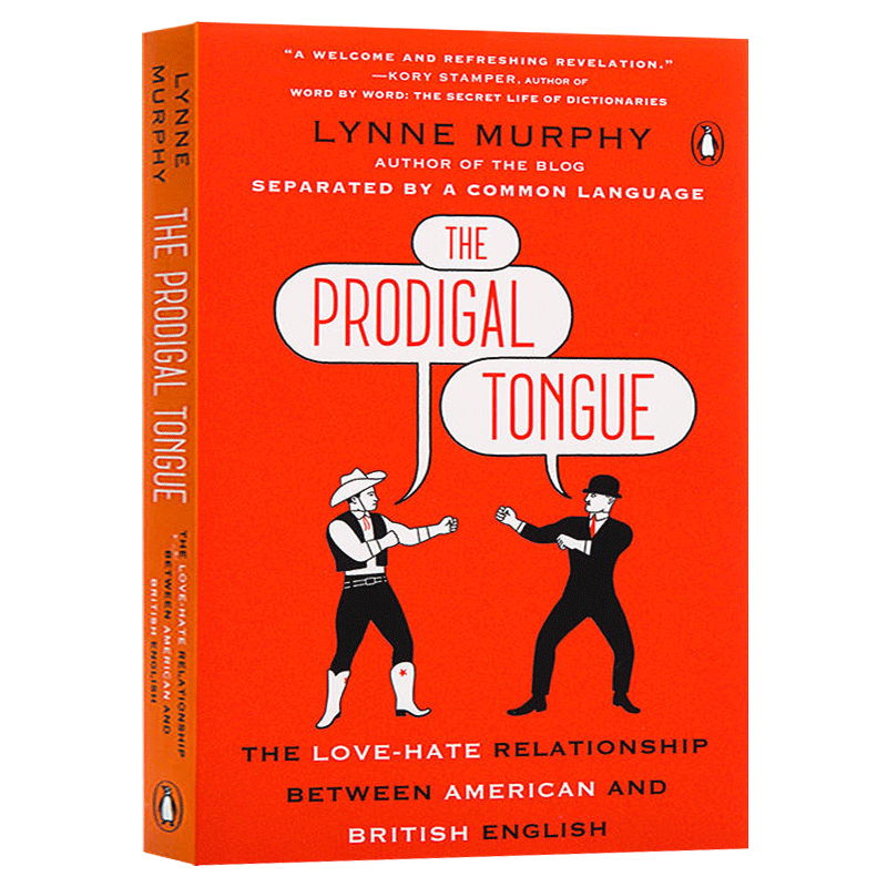 预订英文原版 the prodigal tongue英式英语与美式英语爱恨交织的关系