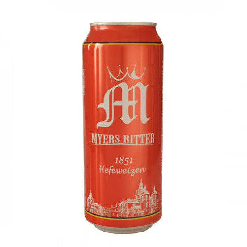5折 麦尔斯骑士白啤酒 500ml*9听装 德国麦尔斯骑士白啤酒,黑啤酒 白