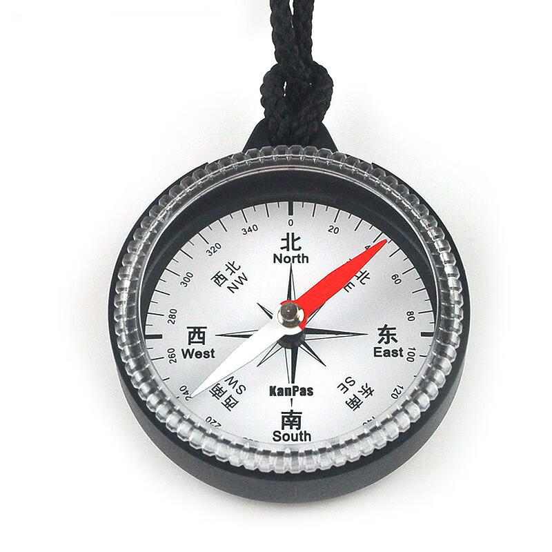 灰常越野中英文红箭头指北儿童 小学生用指南针 科学数学课用大号指南