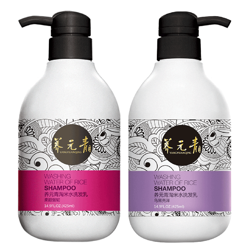 養(yǎng)元青洗發(fā)水柔順強(qiáng)韌護(hù)發(fā)亮澤專研淘米水洗發(fā)露洗頭膏 亮澤柔順 425ml*1瓶