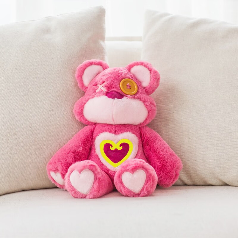 英雄联盟lol情人节安妮提伯斯熊粉色毛绒玩偶公仔 可爱毛绒玩具 游戏