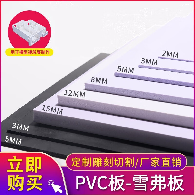 螃蟹王国pvc结皮雪弗板蓝白收纳盒diy建筑模型材料硬个性礼物定制硬 白色0.2*30*40厘米（10片）使用感如何?