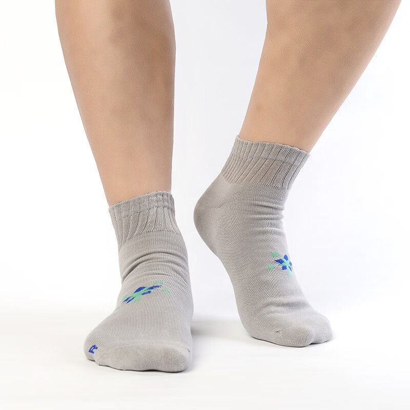 可代尔100%棉松口短袜超大码糖尿病足防护袜中老年脚肿伤专用新疆棉袜子 白色 4双 L 小码/36-40