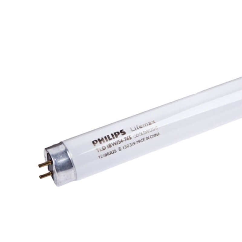 飞利浦PHILIPS T8 TLD标准型54/765日光灯灯管0.6米 18W 6500K白光定制