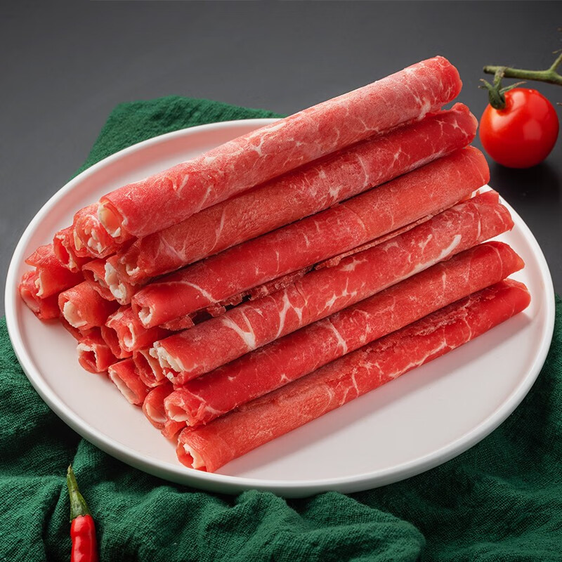 百里炙 谷饲原切肥牛卷 500g*3件