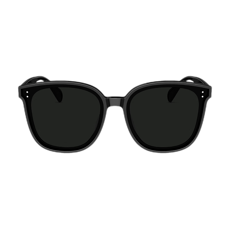 陌森（Molsion）肖战同款23新款遮阳偏光太阳镜女个性墨镜百搭MS3052 C10酷感黑 偏光