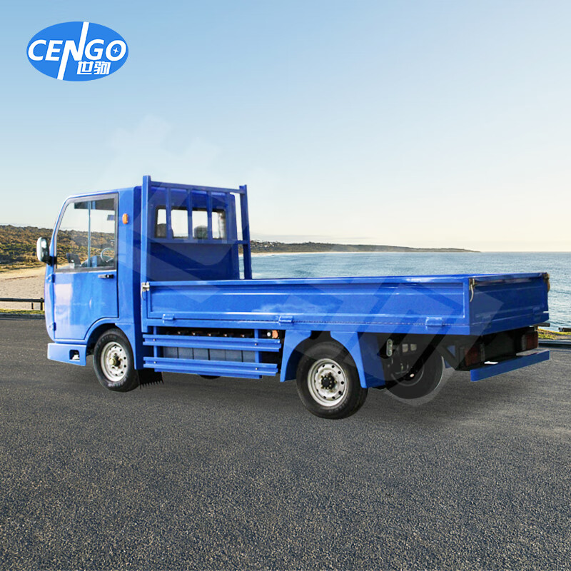 世驹 四轮电动货车 厂区景区物业搬运车 2座封闭带门场内运输车 标配