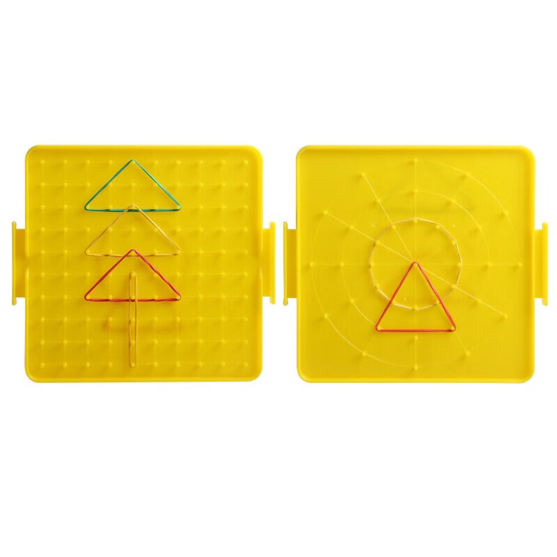 钉子板钉板教具几何图形创意一二年级小学生用学习学具勾钉板丁字板