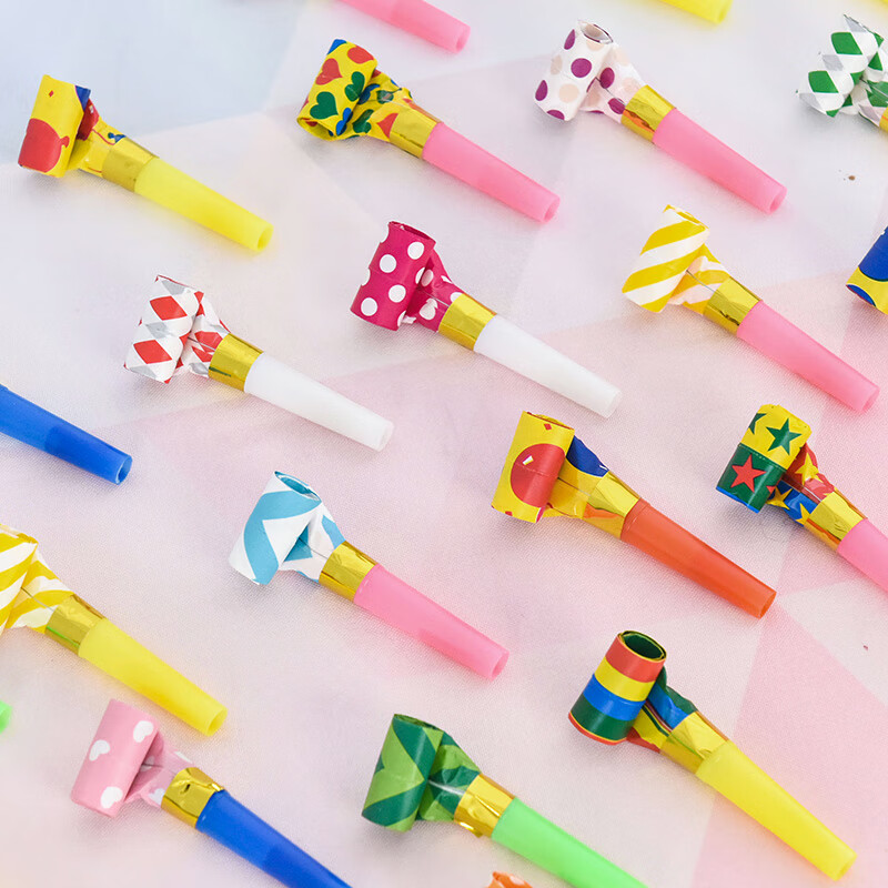 创意儿童玩具小宝宝生日派对助兴喇叭可爱吹龙哨子伸缩口哨吹吹卷