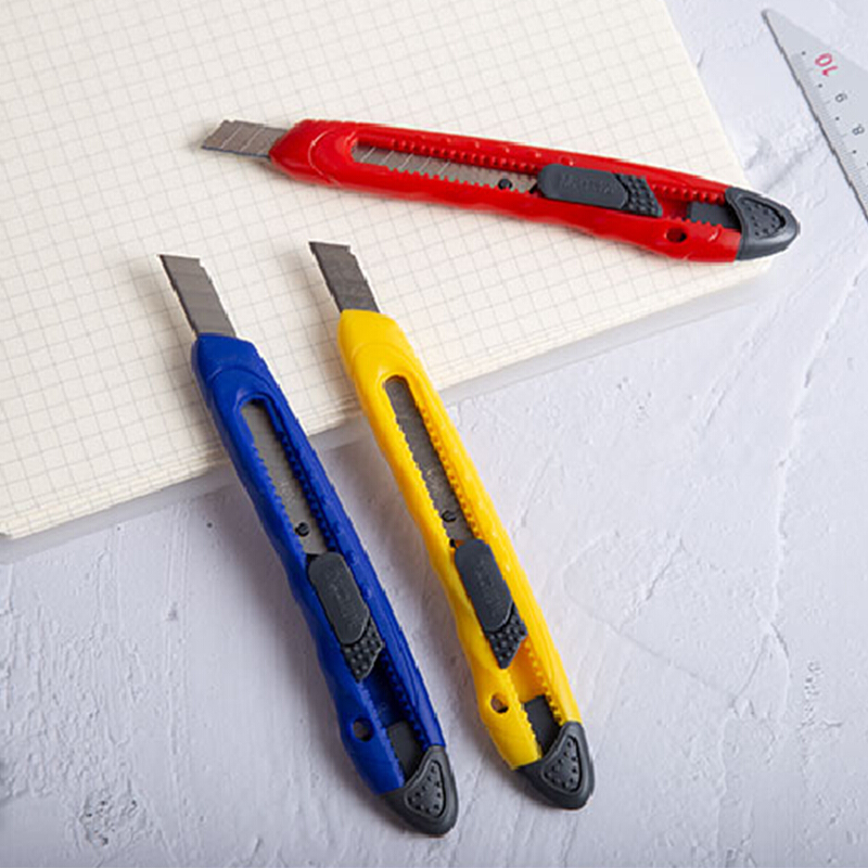 晨光美工刀壁纸裁纸刀墙纸刀防滑护套握柄工具刀刻刀介刀快递开箱刀