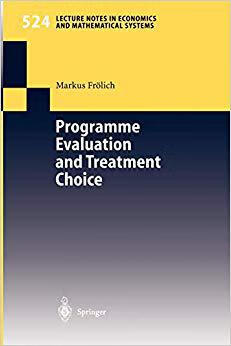 预订 programme evaluation and treatment choice