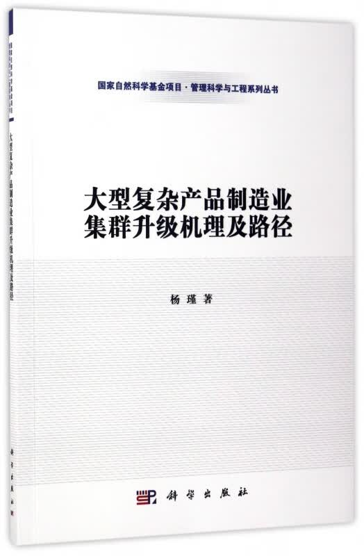 大型复杂产品制造业集群升级机理及路径/管理科学与工程系列丛书