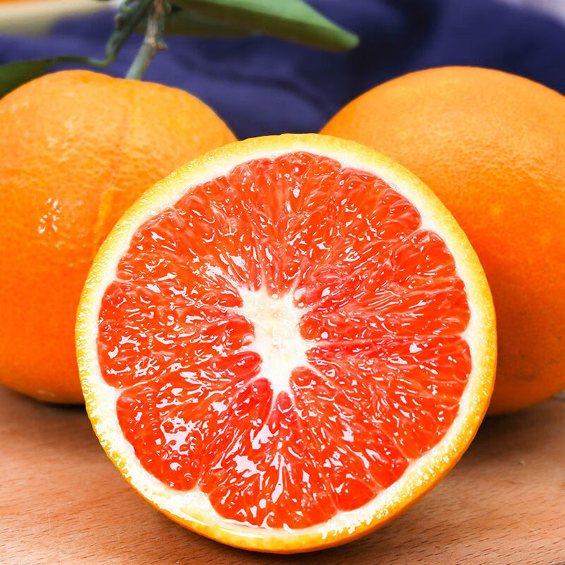 【精选】中华红橙血橙湖北秭归脐橙新鲜橙子水果当季孕妇 实惠装() 中果3斤