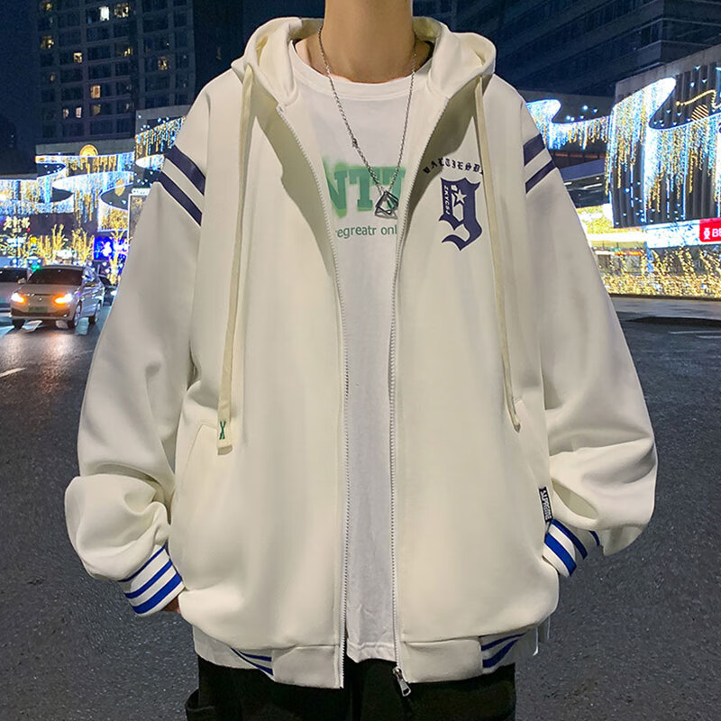 思慕登高中男生外套春秋款13初学生帅气夹克12岁男孩15大童14青少年