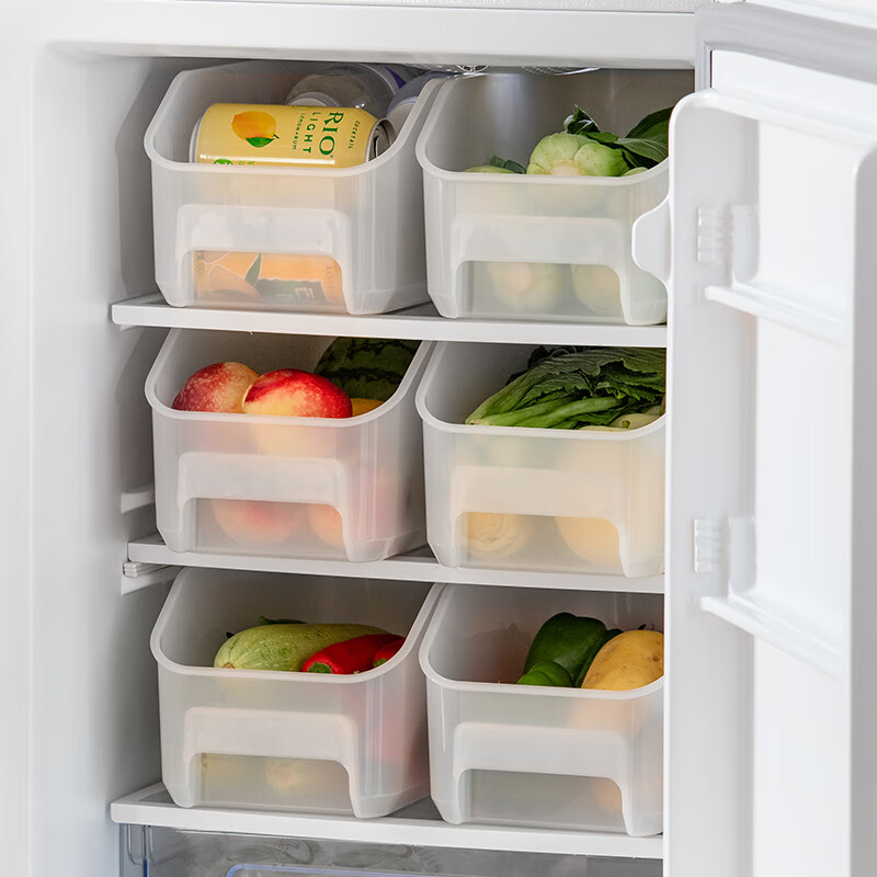 纳川保鲜盒冰箱冷藏果蔬收纳盒透明冷冻食材抽屉盒 单个装