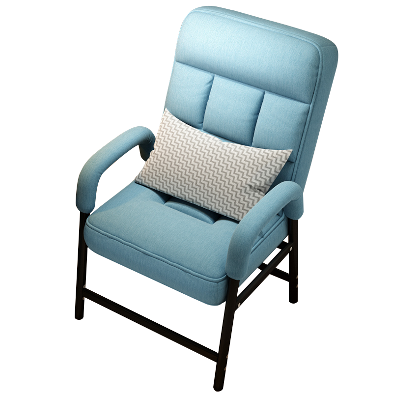 【京选好货】家无界 办公椅电脑椅沙发椅居家椅子家用懒人椅卧室休闲椅网吧椅网咖椅靠背 【加厚方管】灰色+储物袋