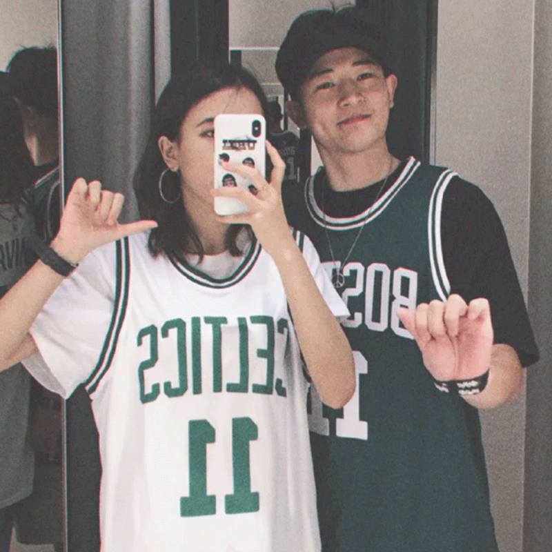 騰讯体育官方旗舰同款nba球衣两件套装bf风比赛定制情侣男潮街头篮球