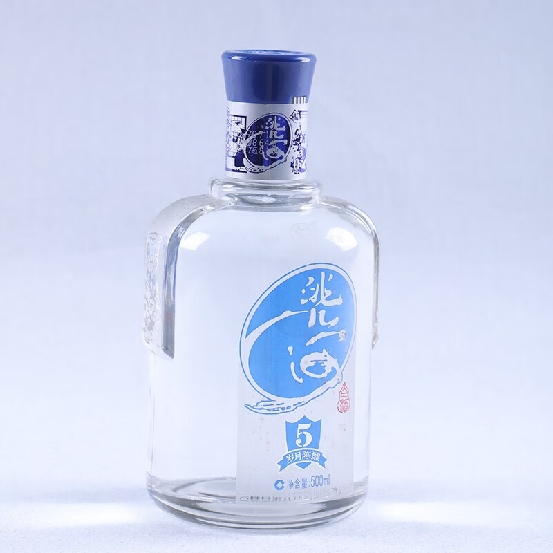 洮儿河蓝色豪情五年陈酿 浓香酒东北吉林特产高粱酒 52度单瓶*500ml