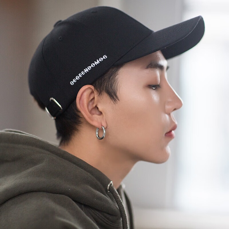 原谅色帽子男款鸭舌帽男夏季新款学生棒球帽硬顶潮太阳帽男士防晒帽四