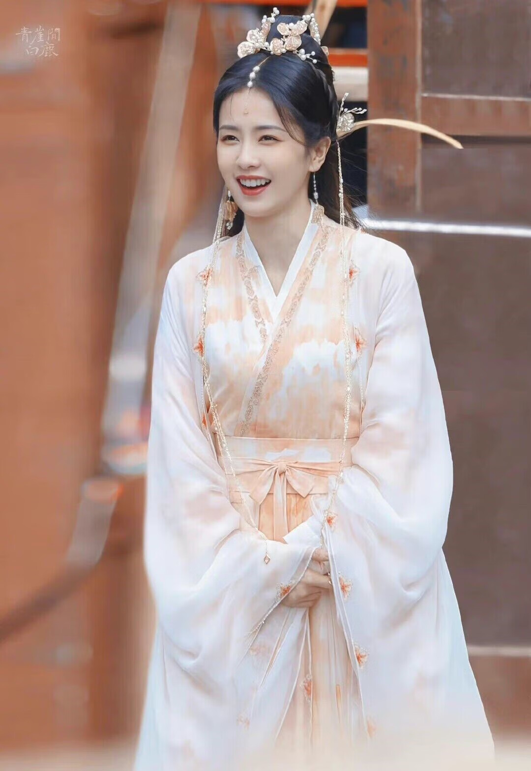 山头林村长月烬明汉服 长月影视剧白鹿黎苏苏烬明新中式女装国风 桔