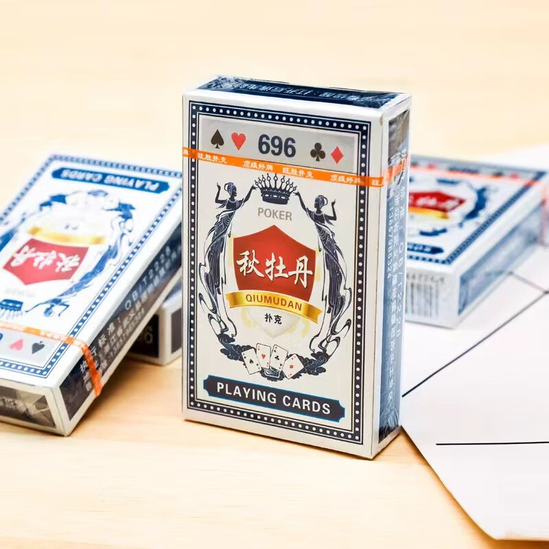 YANZIXG  秋牡丹扑克牌娱乐家用纸牌游戏道具桌游斗地主 扑克牌 一盒装