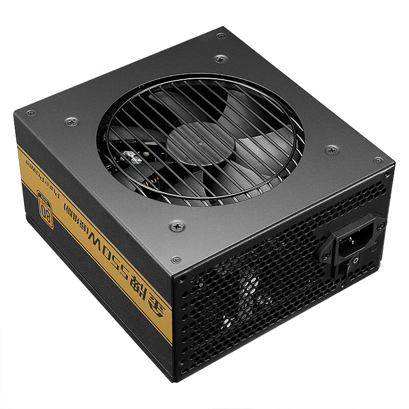 先马（SAMA）金牌550W模组版 电脑主机箱电源 80PLUS金牌/主动PFC/12cm风扇/宽幅设计/全模组线材/3年换新