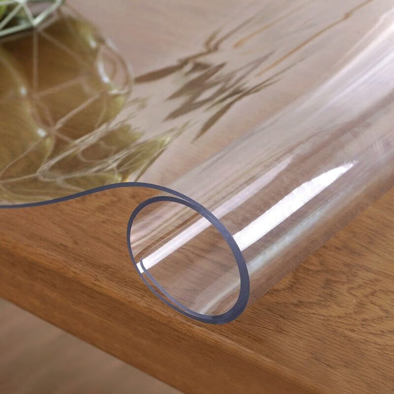 ACEBON 桌面软玻璃PVC桌布防水防烫防油免洗塑料透明餐桌垫茶几厚水晶板 （食品级）环保透明1.0 60x120cm