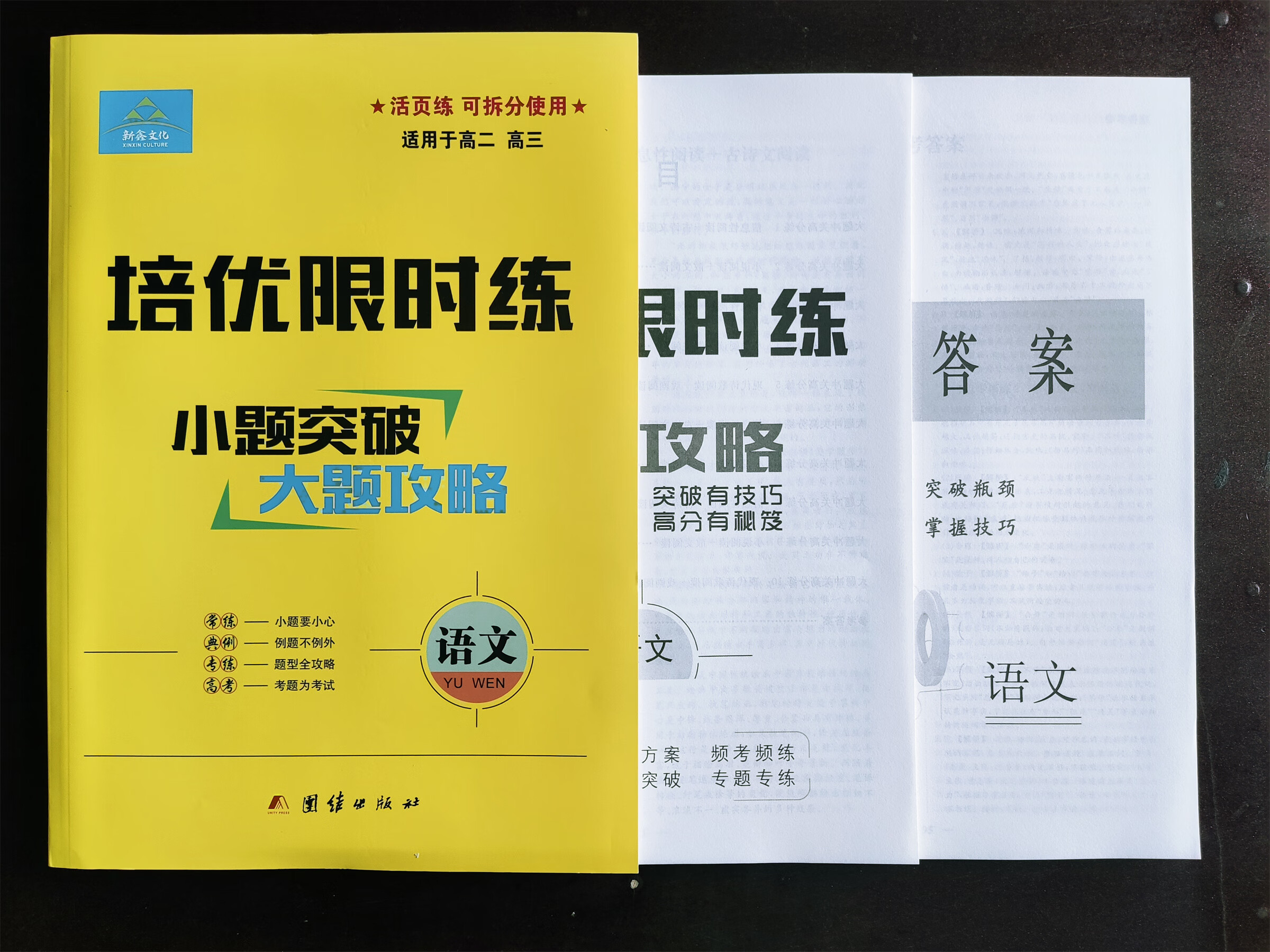 2023新鑫文化培优限时练小题突破大题攻