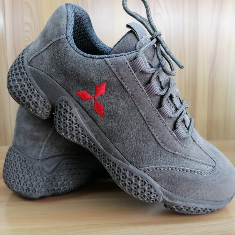 运动鞋钢板女式劳保鞋三菱重工鞋翻毛鞋钢头钢板工作鞋秋夏季网眼透气