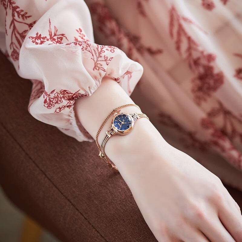 聚利时（Julius）手表女小巧精致石英女表女士手链表老婆生日礼物送闺蜜女生女朋友 星空表盘【魅力蓝】