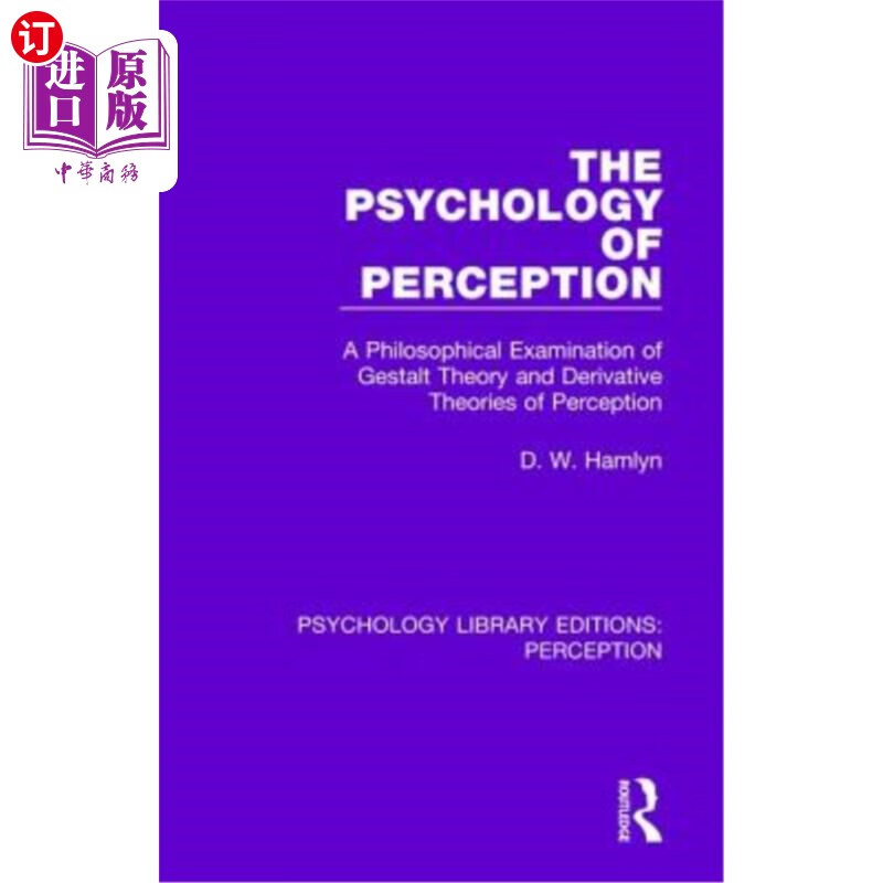 海外直订the psychology of perception: a philosophical examinatio