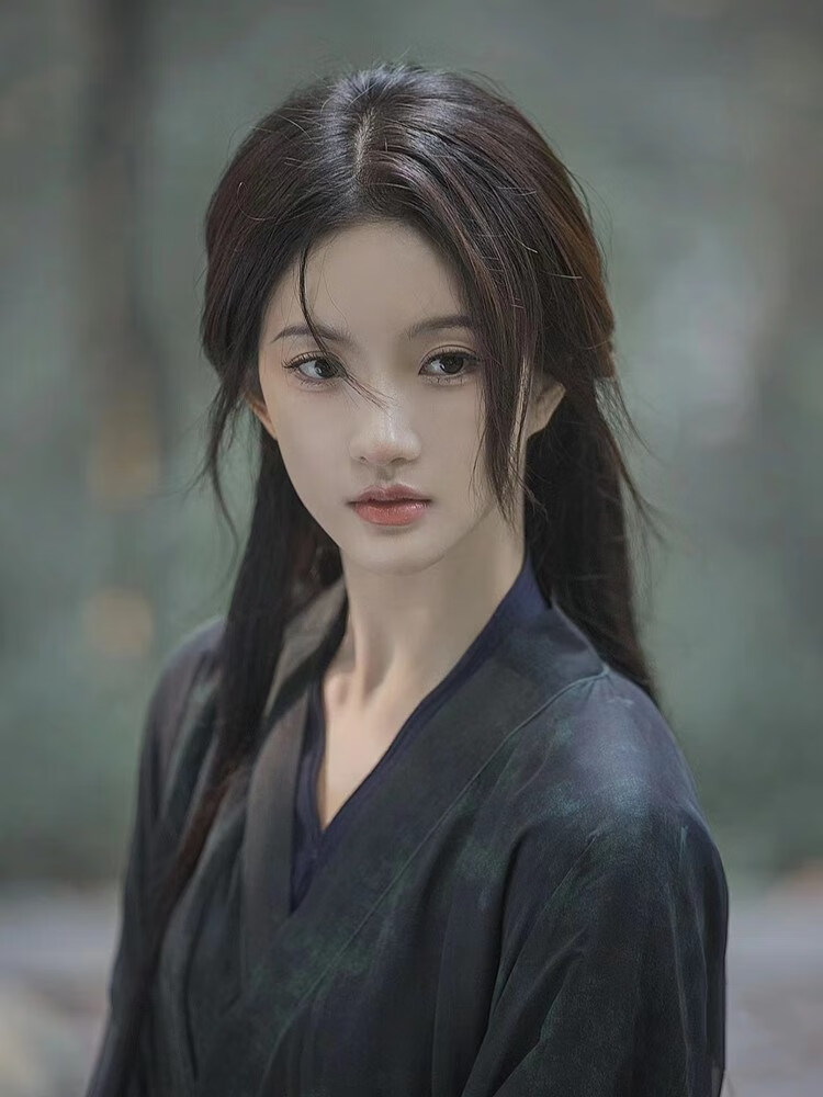 古风假发女长发可扎日常万用cos汉服长直发古装造型男女通用头套 自然