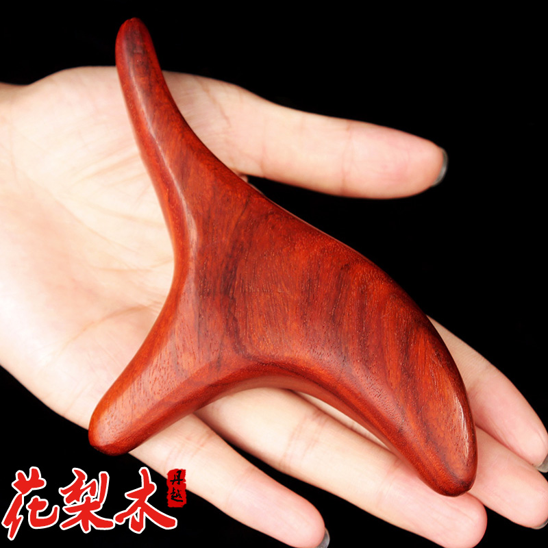 丹越 三角雀按摩器脚底按摩棒工具天然木质足部多功能按脚棒手持式按脚神器 缅花三角雀（布带装）