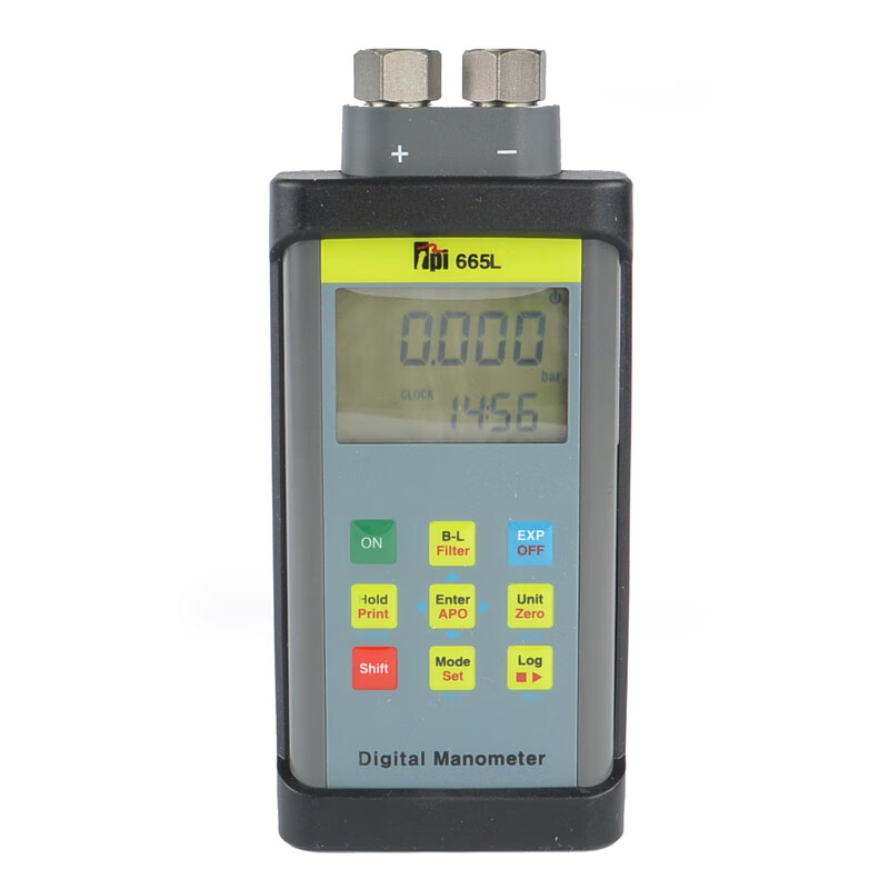 顾滨高精度管道数字气压液压仪数字水压油压液压压力计差压表 665l