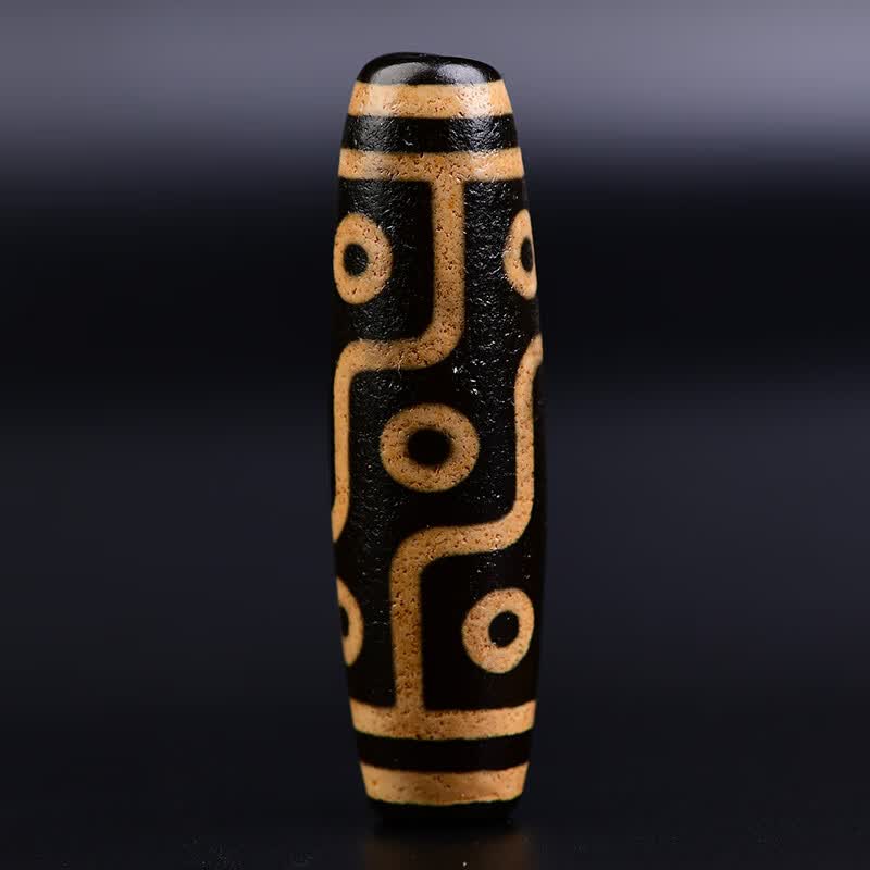 真西藏传世真品九眼天珠吊坠包浆老天珠原矿玛瑙项链挂件男女