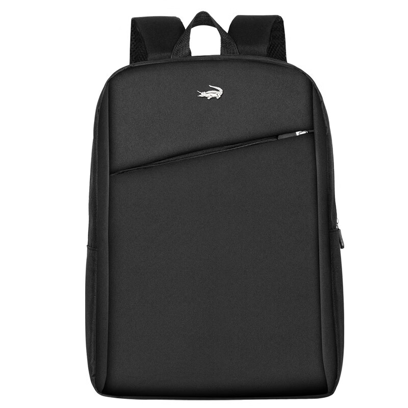 CARTELO/卡帝乐鳄鱼 男士大容量双肩包商务旅行背包学生电脑包运动休闲包 黑色