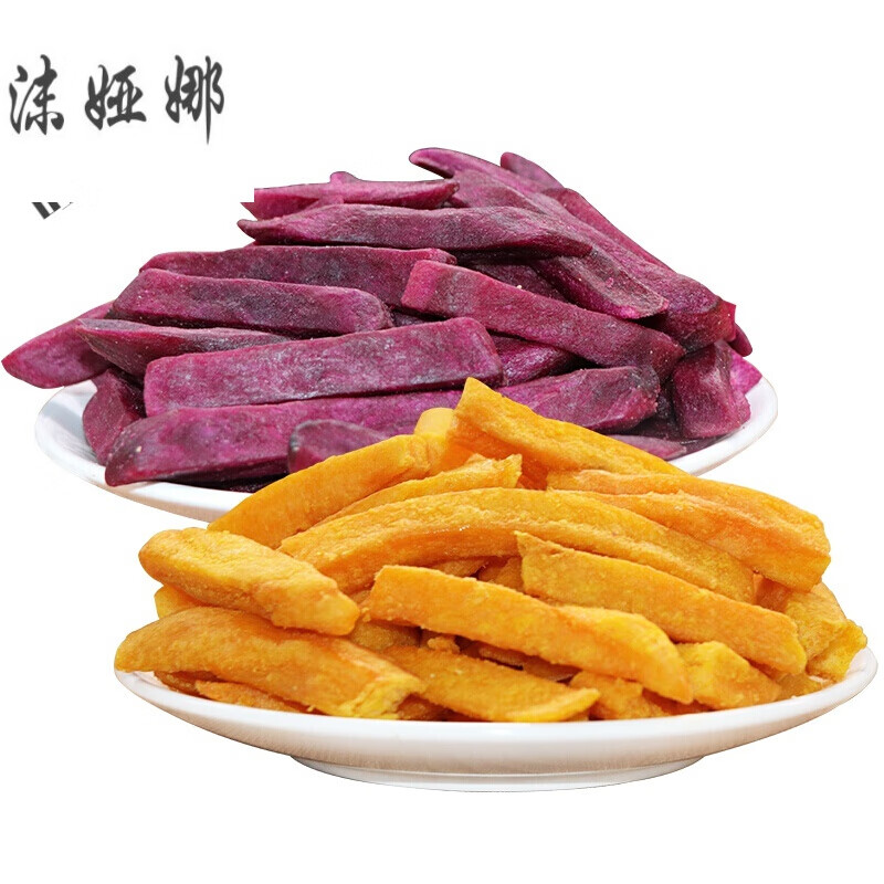 爱香妃(aixiangfei)泉城烤薯香酥红薯条紫薯条250g2袋红薯干地瓜制品
