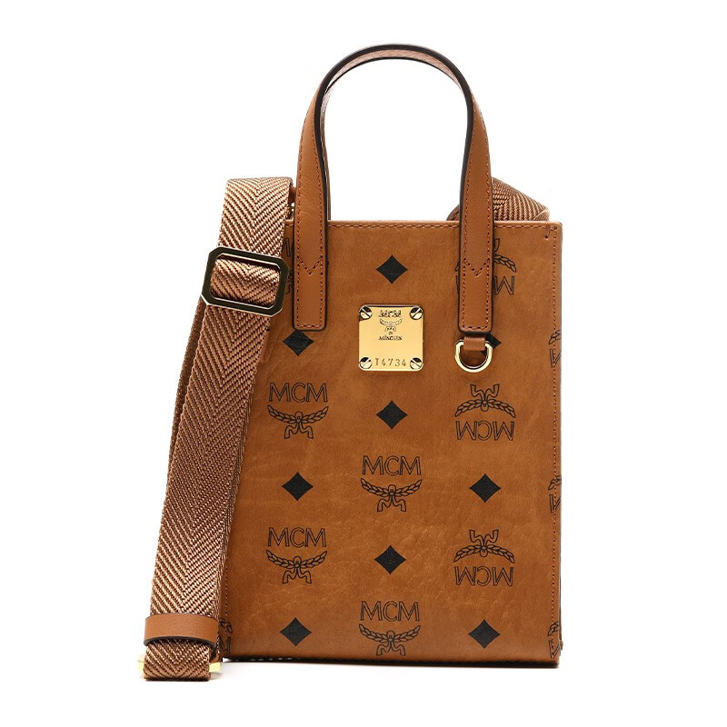 mcm klassik visetos超迷你单肩手提斜挎托特包琴谱包mmtcskc02 棕色