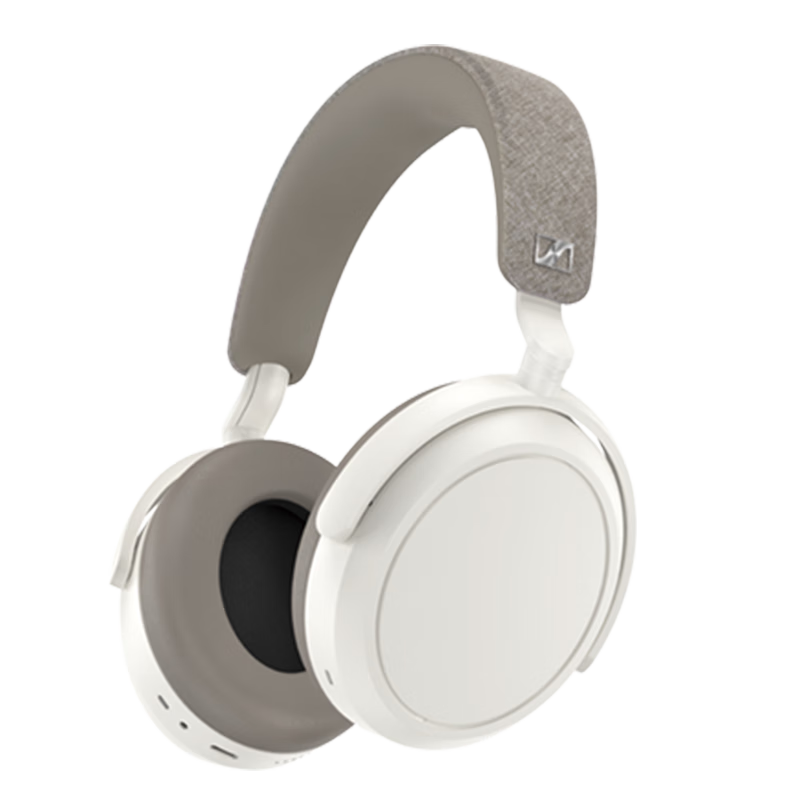 森海塞尔 MOMENTUM 4 耳罩式头戴式主动降噪动圈蓝牙耳机 白色