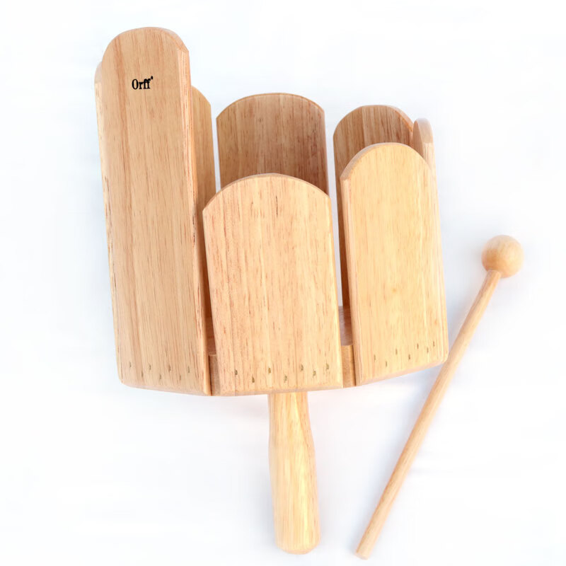 奥尔夫天地(orff world) 多音响筒 橡木8音梆子 奥尔夫木质打击乐器