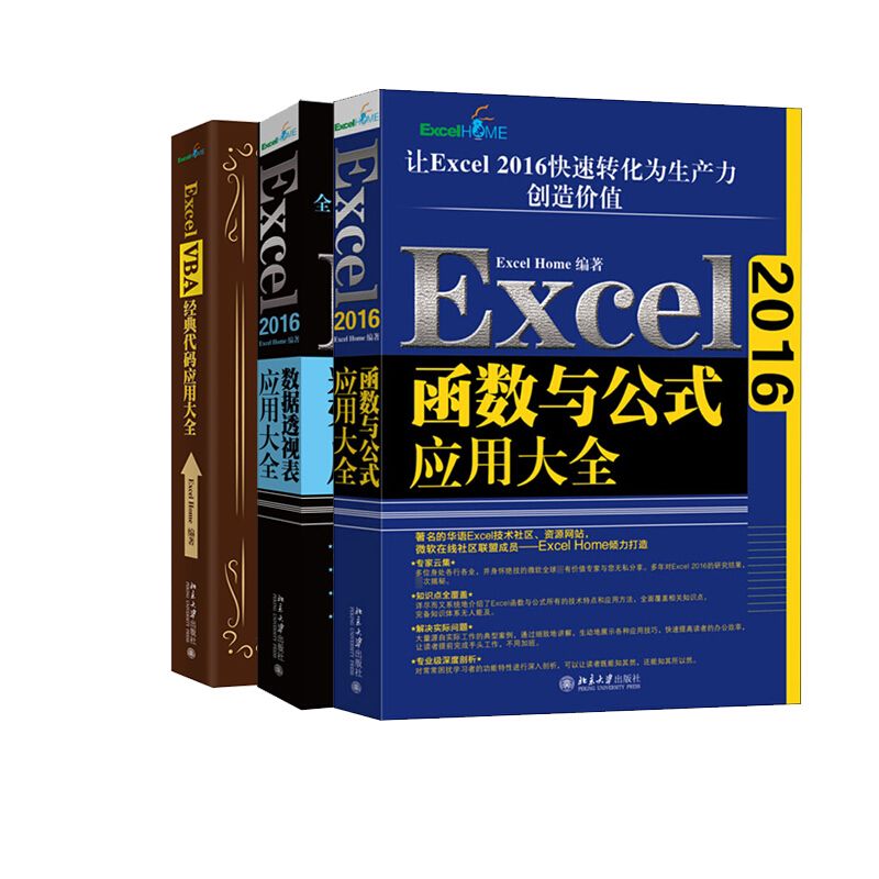 Excel2016函数与公式应用大全+VBA经典代码应用大全+数据透视表
