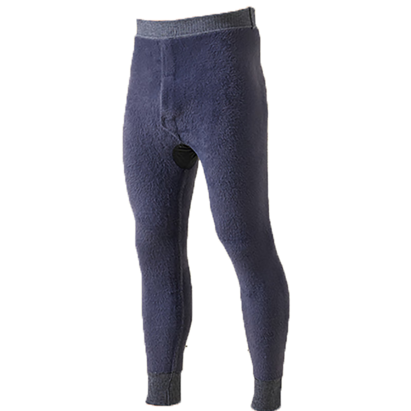 俞兆林保暖裤男加绒加厚秋冬季羊毛裤仿水貂绒护膝打底男士棉裤黑灰随机