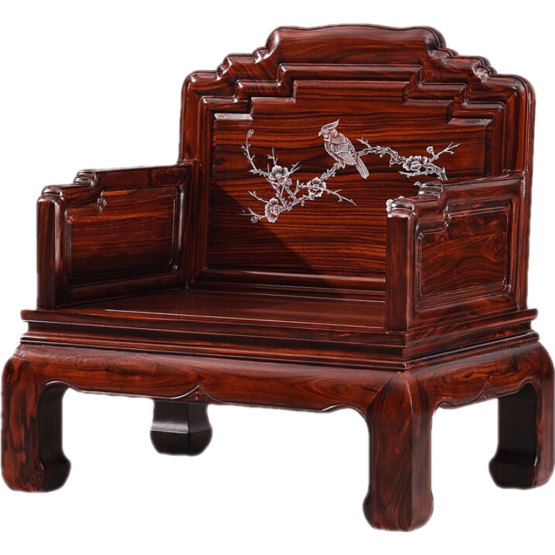 质木匠 红木家具 印尼黑酸枝（学名：阔叶黄檀）家具客厅全套中式全实木新中式禅意简约别墅民宿沙发组合 113组合(七件套) 组合