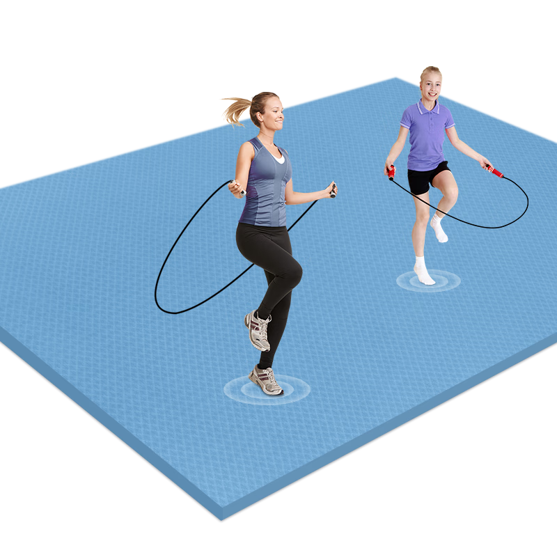 �����Ӻ�������TPE�Ӵ��٤��˫��200*130���������������õص���� ǳ��ɫ-200 X130cm 20MM