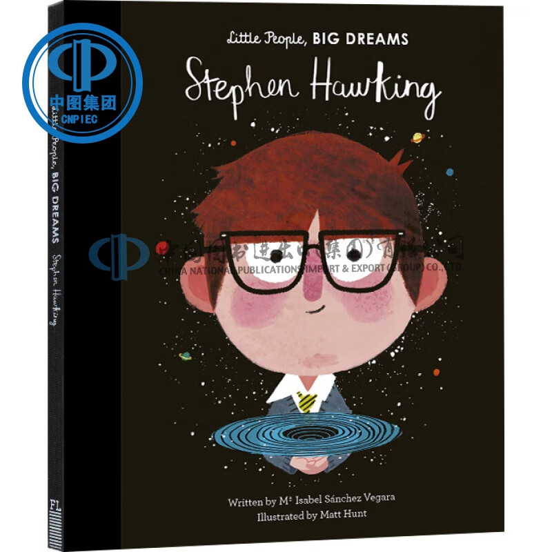 stephen hawking 小小孩大梦想 霍金 英文原版 精装 5-8岁人物小传记
