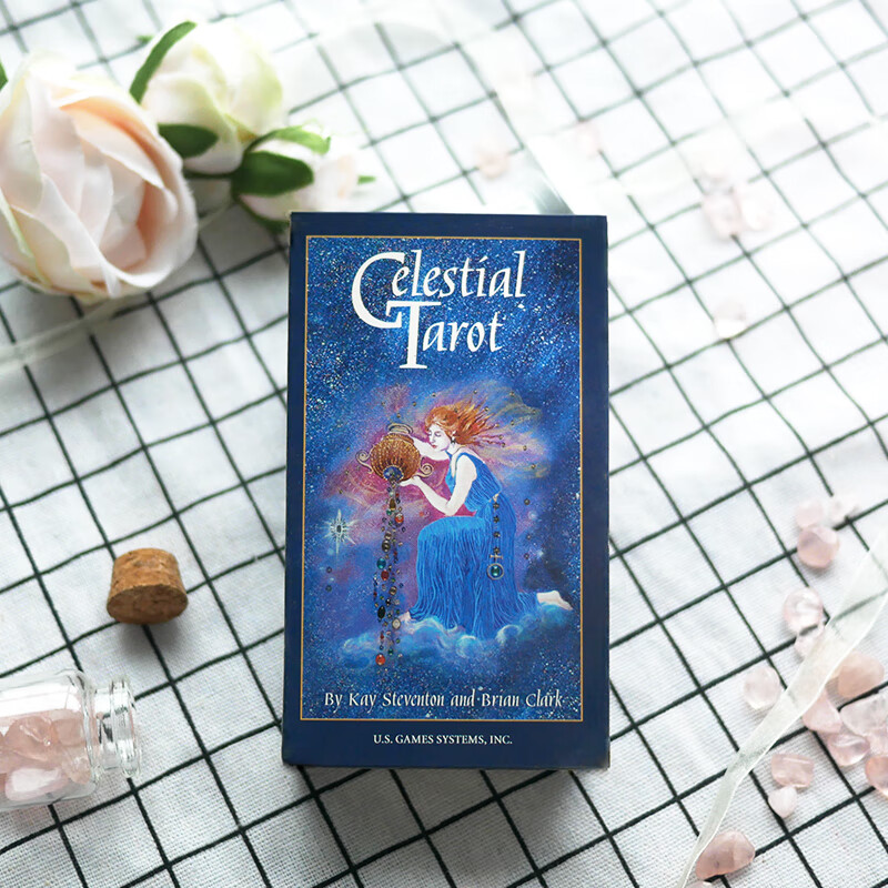 进口星空天空天体塔罗牌celestial tarot 美国星座卡罗牌 78张牌 英文