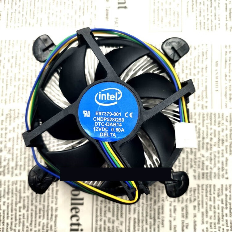 intel英特尔 e97379-001 1155/1150/1156 四针线温控 cpu风扇 0.17a