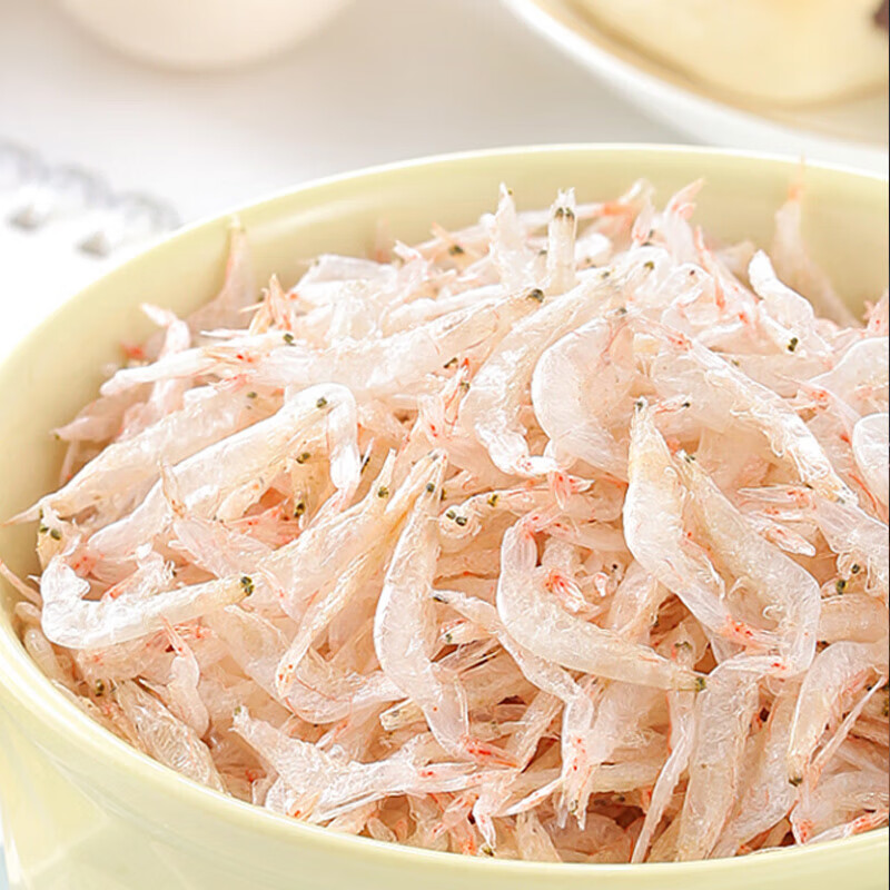 鲁禧海岸山东鲜虾皮 低温海产干货 虾米海米 儿童宝宝爱吃 紫菜汤配料  【家庭装】虾皮净重500g