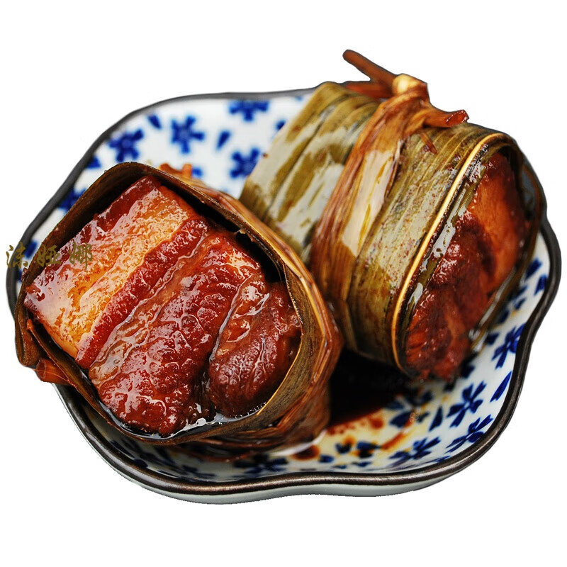 虎钢馋上海朱家角特产 稻香扎肉250g 真空粽叶红烧肉东坡肉扣肉熟食