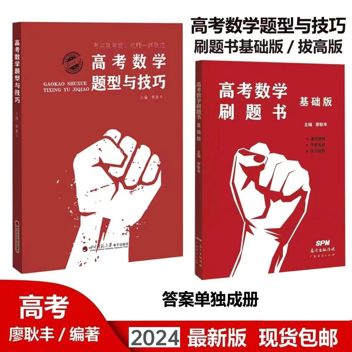 2024版新高考数学题型与技巧全国各地通用廖耿丰课程讲解作者答疑